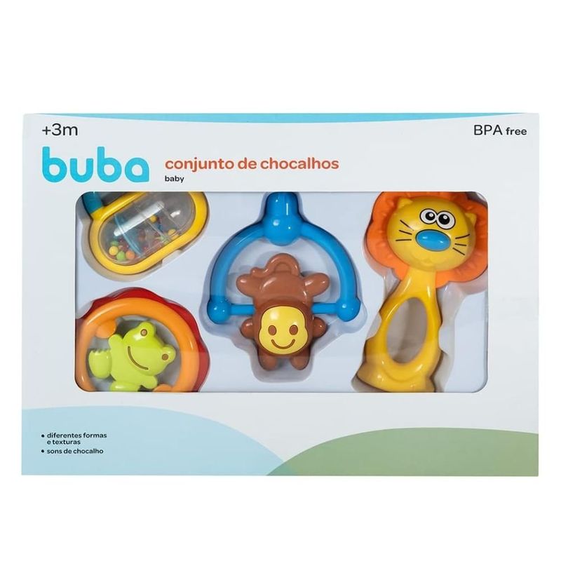 conjunto chocalhos buba 0008w sortido (mp)