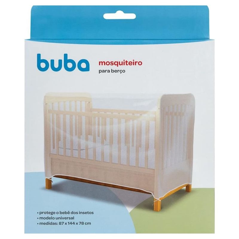mosquiteiro buba para berço branco 13204 (mp)