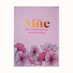 kit almofada e manta zonacriativa mãe floral 40937 (mp)