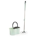 mop giratório lyor balde 13 litros cabo extensível inox (mp)