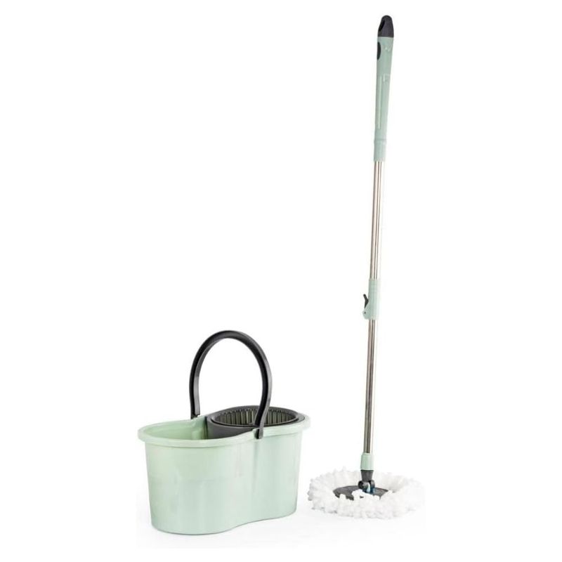 mop giratório lyor balde 13 litros cabo extensível inox (mp)