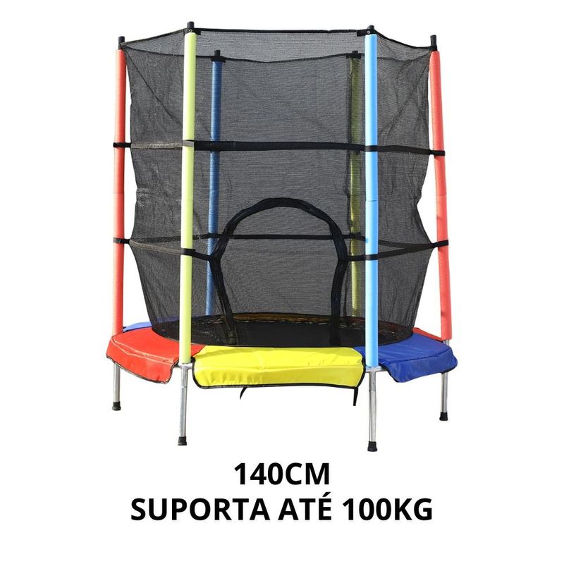 pula-pula infantil dm toys 140cm até 100kg dm6967 (mp)