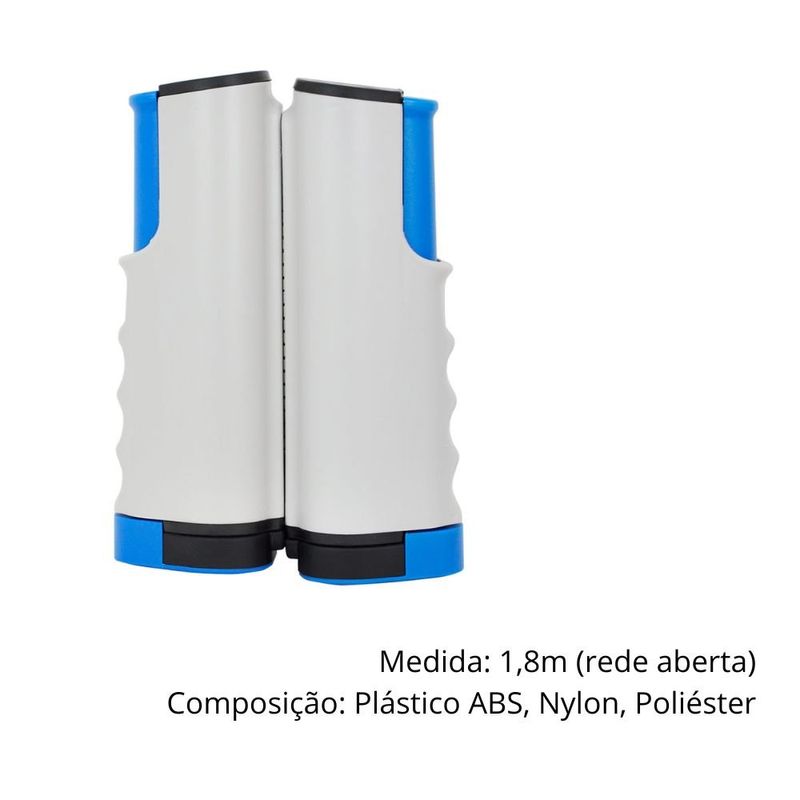 rede retrátil para ping pong dm toys 1,8 metro 6729 (mp)