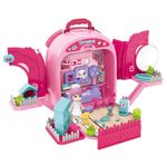 brinquedo hospital pet dm toy com acessórios veterinários 6802 (mp)
