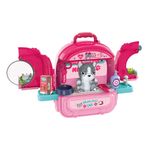 brinquedo hospital pet dm toy com acessórios veterinários 6802 (mp)