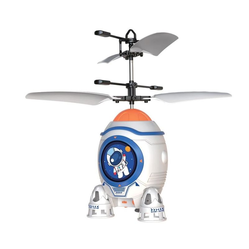 foguete infantil dm toys com luz e som 7148 (mp)