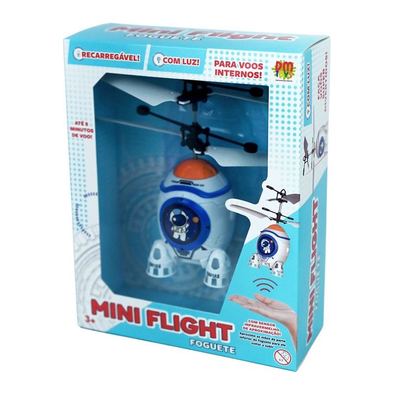 foguete infantil dm toys com luz e som 7148 (mp)