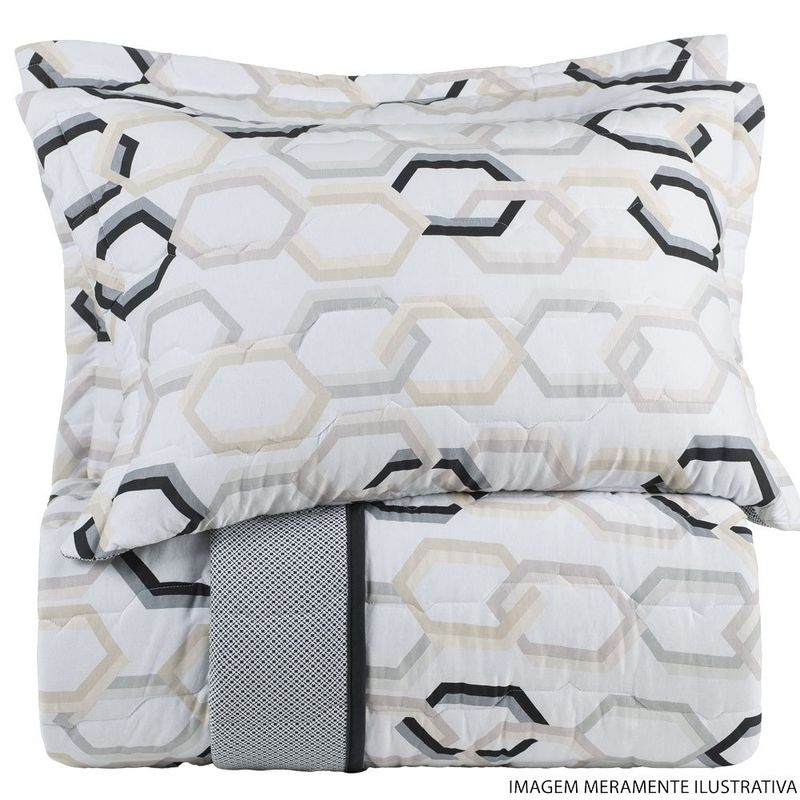 kit colcha queen altenburg 3 peças lins (mp)
