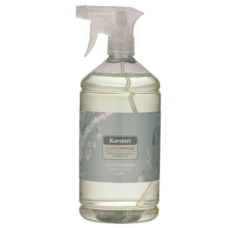 água perfumada karsten flores frescas verde 1,1l (mp)