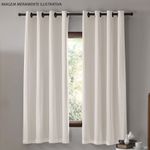 cortina bella & co pratika york 260x170cm areia (mp)