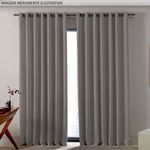 cortina bella & co blackout tebas 420x250cm bege duna (mp)