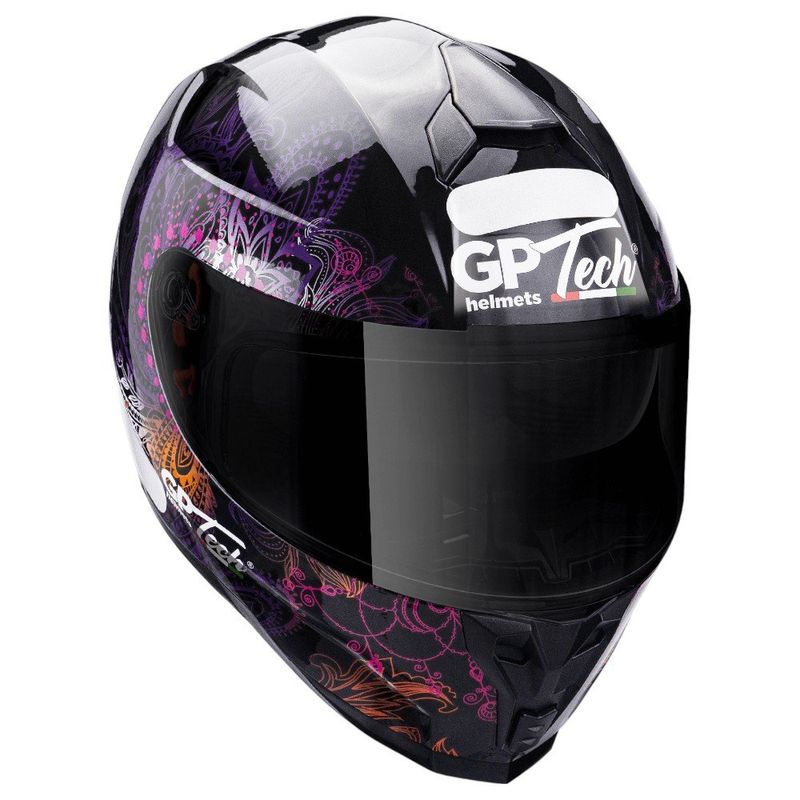 capacete gp tech ultra sv essence preto e lilás 58 (mp)