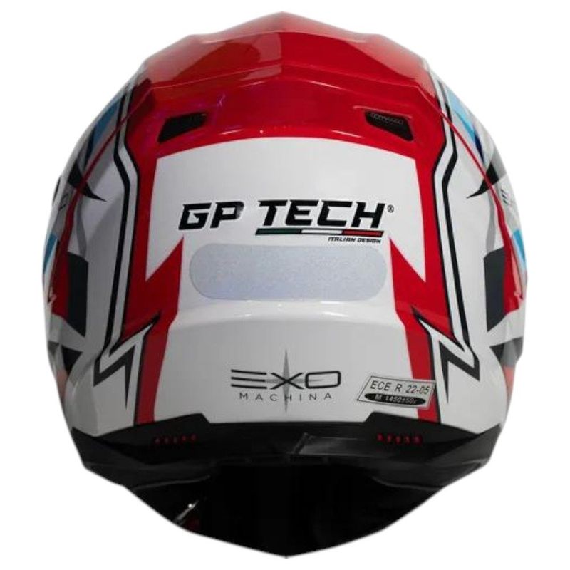 capacete gp tech ultra sv exo vermelho e cinza 60 (mp)