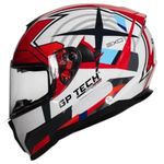 capacete gp tech ultra sv exo vermelho e cinza 60 (mp)