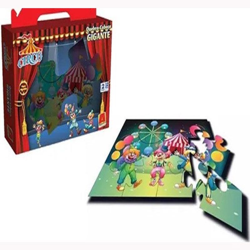 quebra-cabeça gigante circo algazarra 3031014 (mp)
