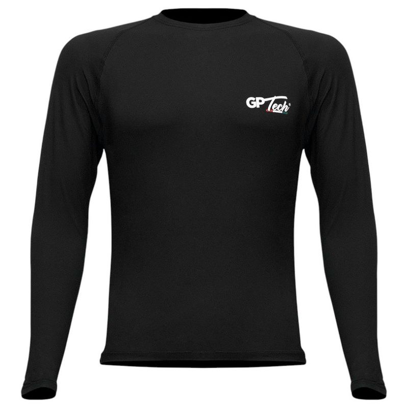 blusa segunda pele gp tech preto p (mp)