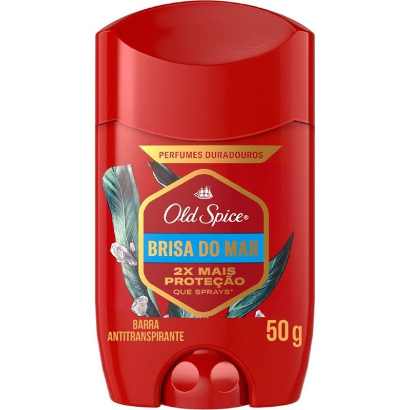 desodorante em barra antitranspirante brisa do mar 50g old spice