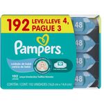 lenços umedecidos cuidado do bebê 192 unidades pampers