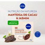 sabonete em barra manteiga de cacau & jasmim 80g nivea
