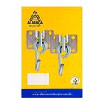 gancho armador de rede de sobrepor aliança solapa 1371 zincado (mp)