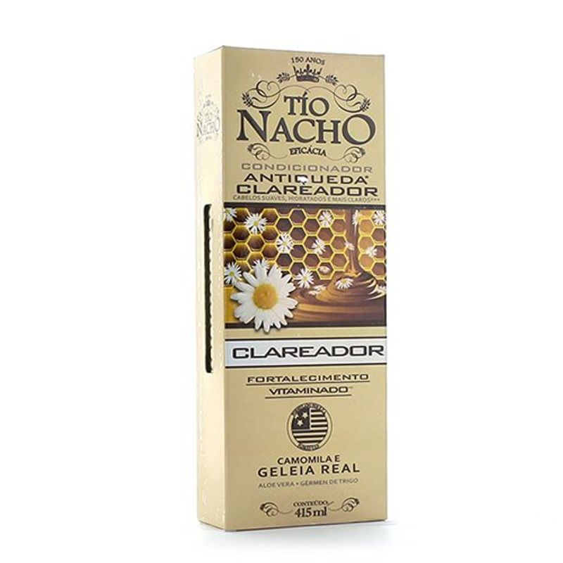 condicionador antiqueda clareador 415ml tio nacho