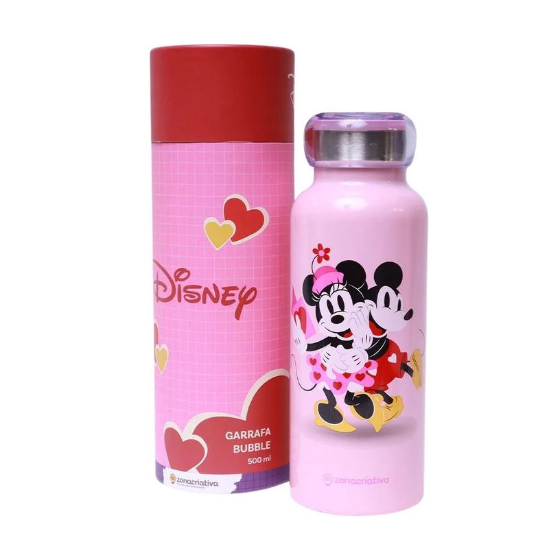 garrafa zonacriativa mickey e minnie 500ml 3454 (mp)