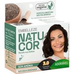 tintura para cabelo 3.0 castanho escuro embelleze natucor