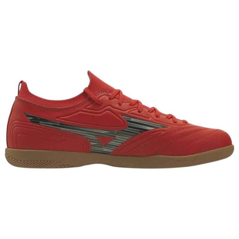 chuteira futsal n° 40 mizuno regent in vermelho (mp)
