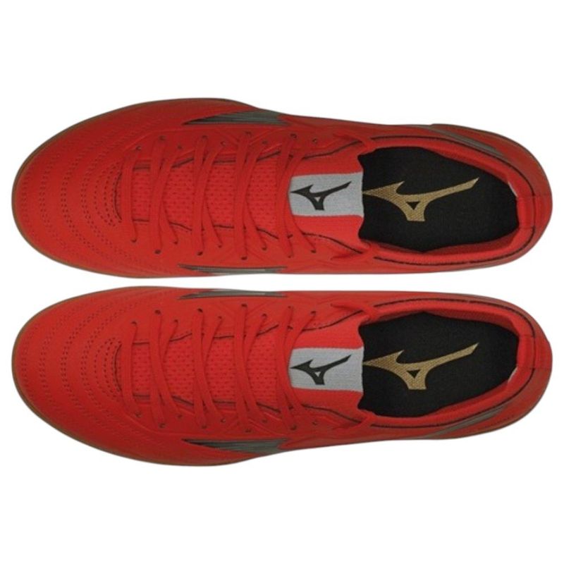 chuteira futsal n° 40 mizuno regent in vermelho (mp)