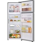 geladeira frost free inverter lg duplex 461 litros 127v inox gn-b452pffq
