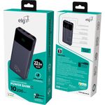 power bank elg 10200mah com display digital indicador preto pb102bk