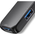 adaptador hub elg usb-c 4 em 1 preto