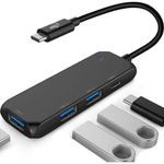 adaptador hub elg usb-c 4 em 1 preto