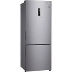 geladeira smart frost free lg inverse 375 litros 127v inox gc-b569nllm