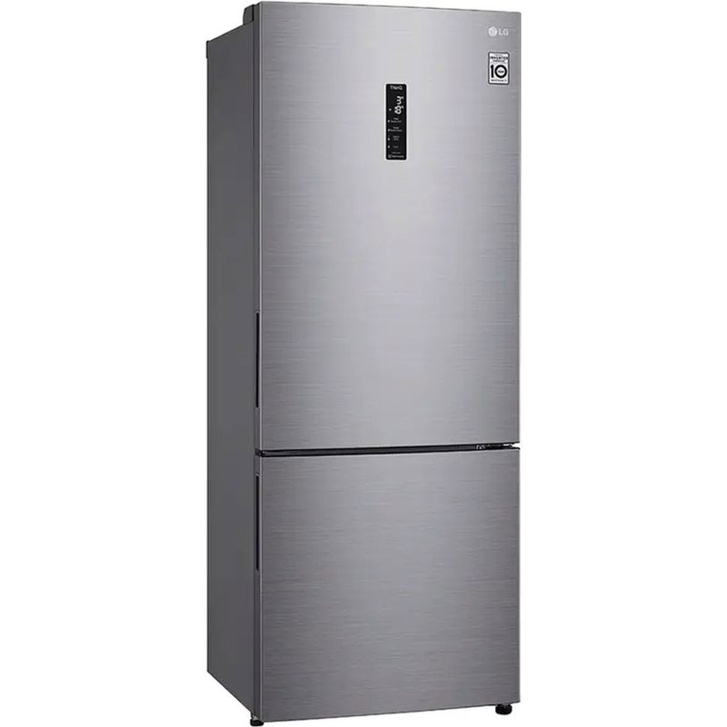 geladeira smart frost free lg inverse 375 litros 127v inox gc-b569nllm