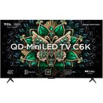 smart tv 4k 65" tcl qd-mini led 65c6k