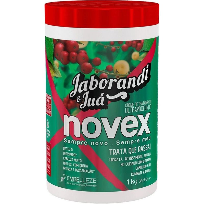 creme de tratamento jaborandi e juá 1kg novex