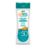 protetor solar alyne sunpass resistente à água 50 fps 120ml