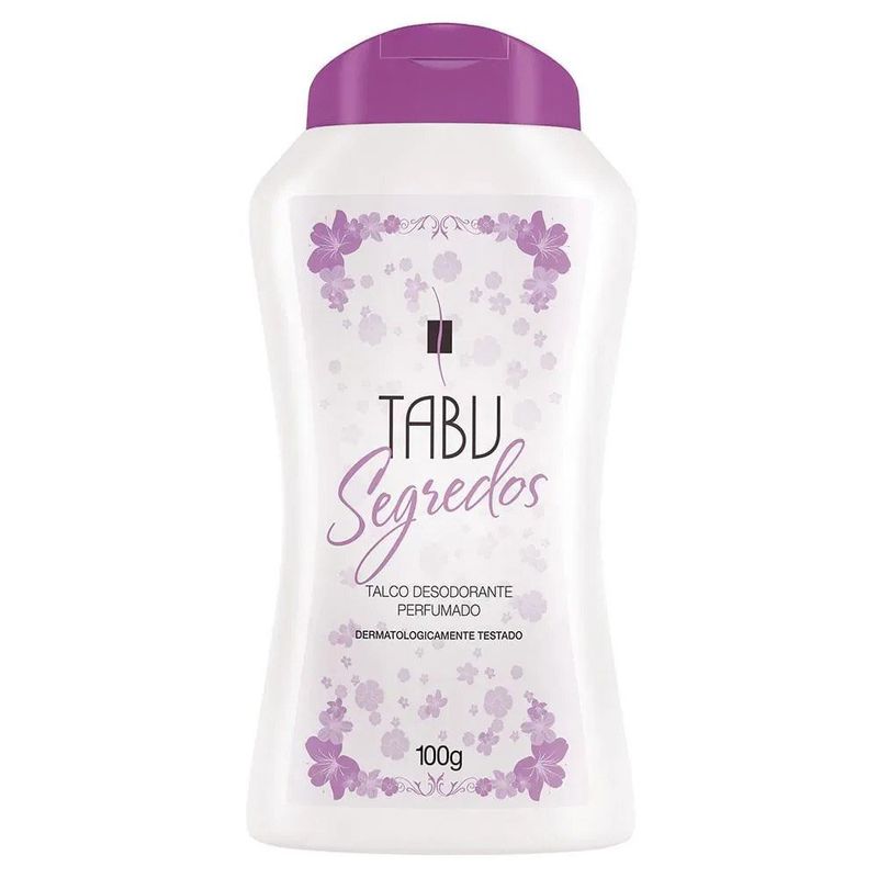talco tabu segredos 100g