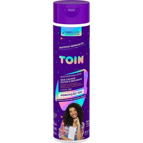 Shampoo Hidratante Toin Cachos Soltos e Definidos