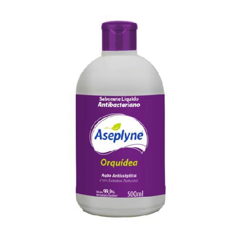 sabonete líquido aseplyne antisséptico orquídea 500ml