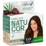 tintura para cabelo 3.23 marrom tâmara embelleze natucor