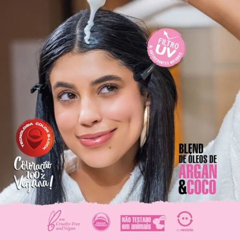 tintura para cabelo 6.0 louro escuro beauty color