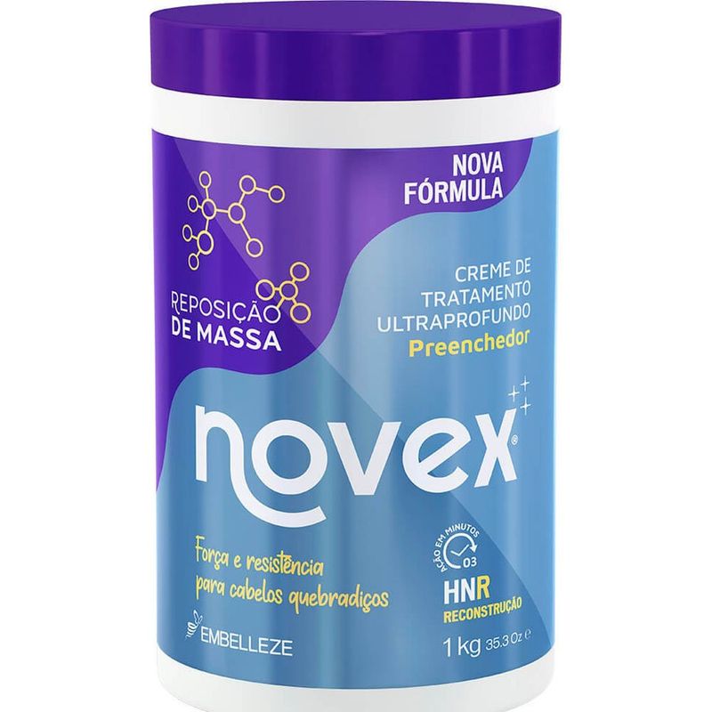 creme de tratamento reposição de massa 1kg novex