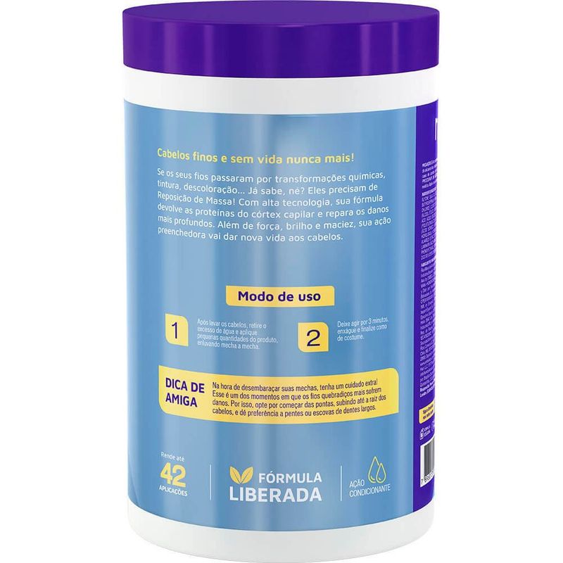 creme de tratamento reposição de massa 1kg novex