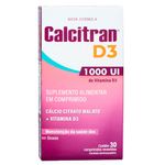 calcitran d3 1.000ui 30 comprimidos revestidos fqm