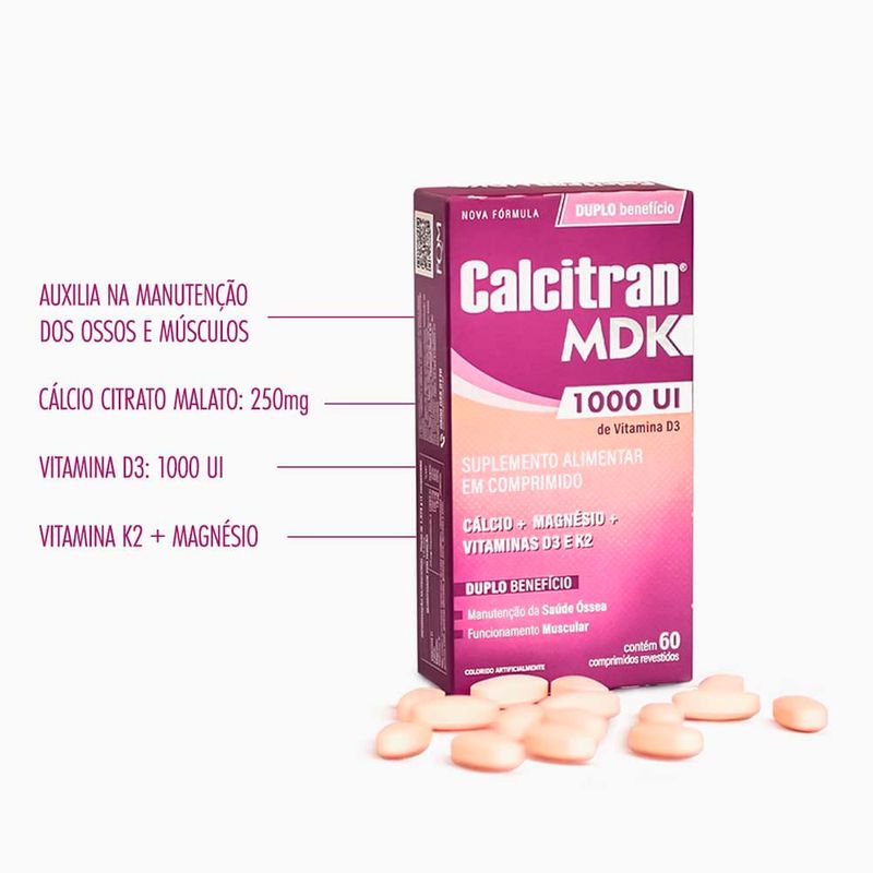 calcitran mdk 60 comprimidos