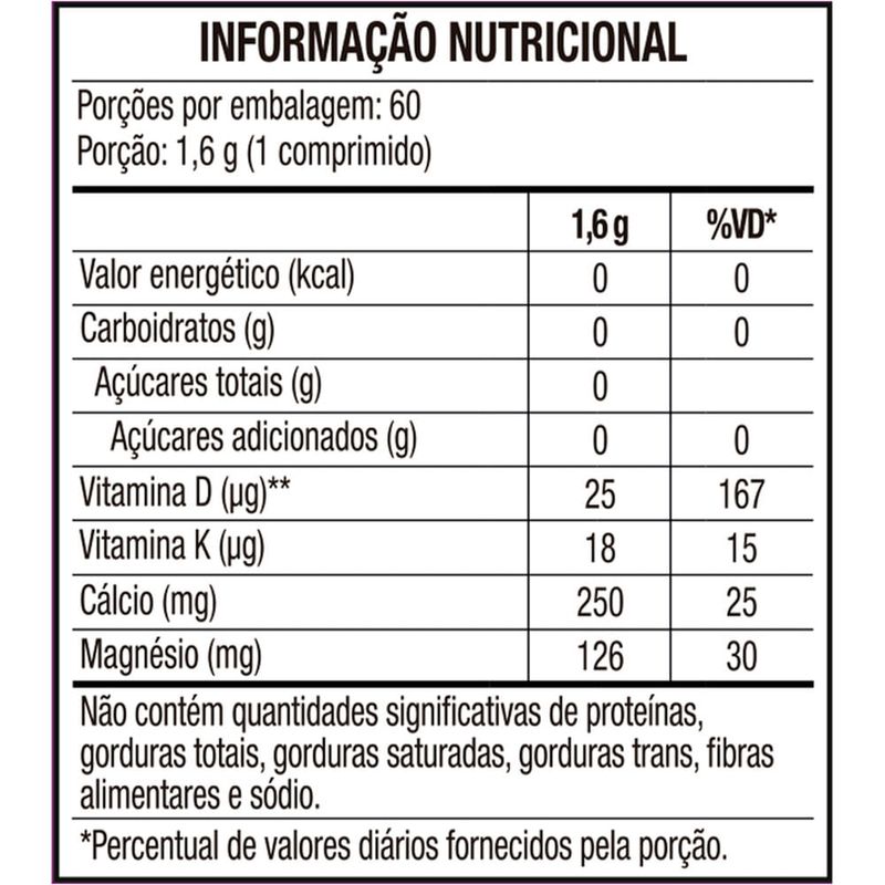 calcitran mdk 60 comprimidos