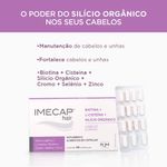 imecap hair silício orgânico 60 cápsulas fqm