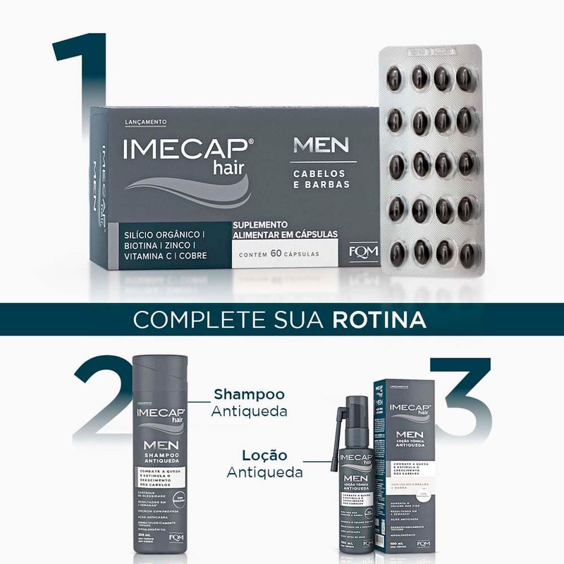 imecap hair men 60 cápsulas fqm